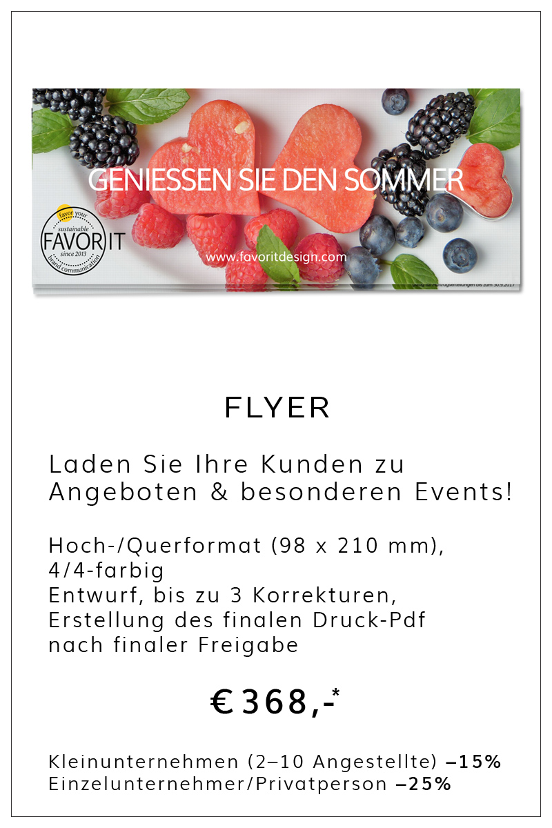 Angebot-Flyer